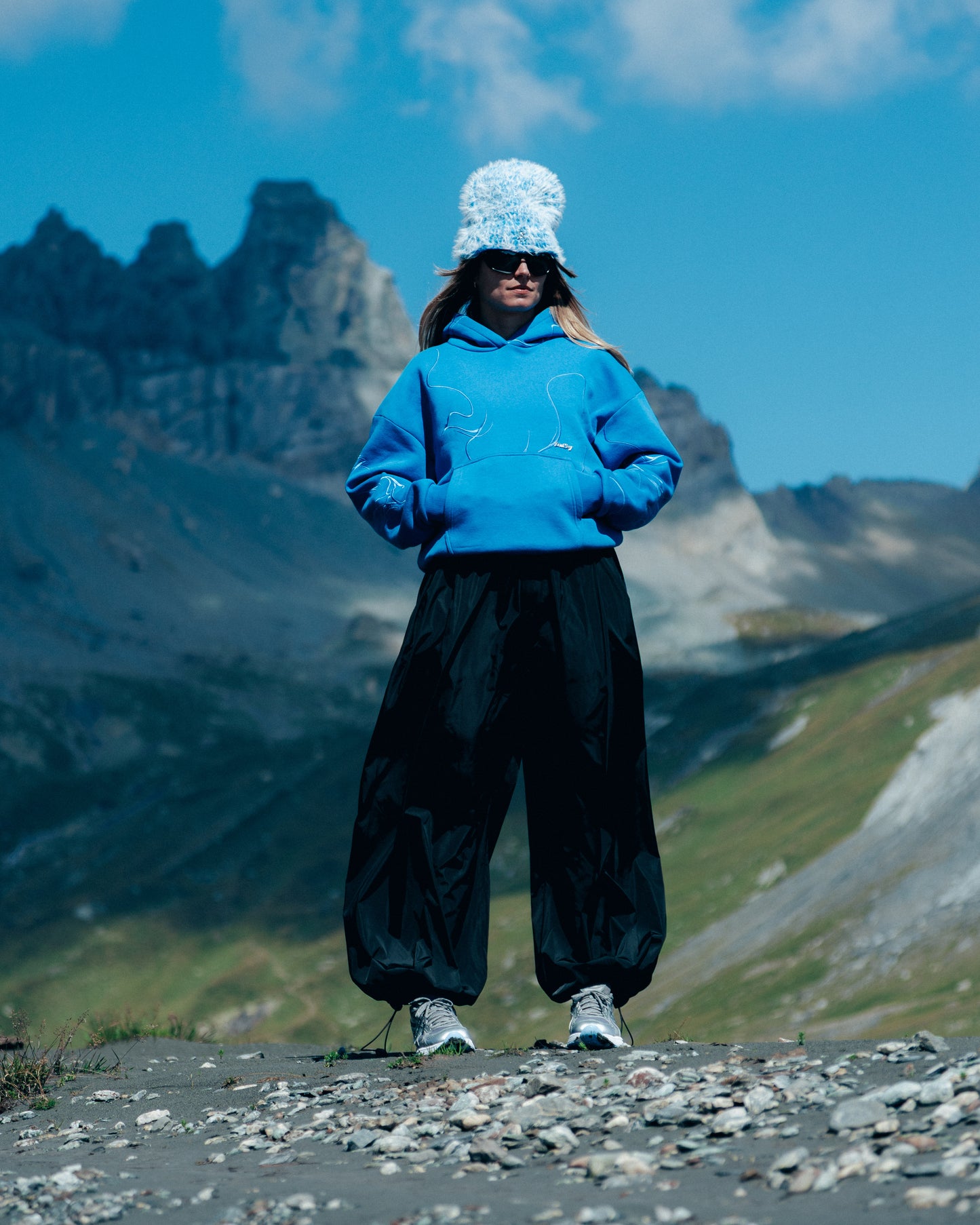 Black Technical Gore-Flex Pleated Pant