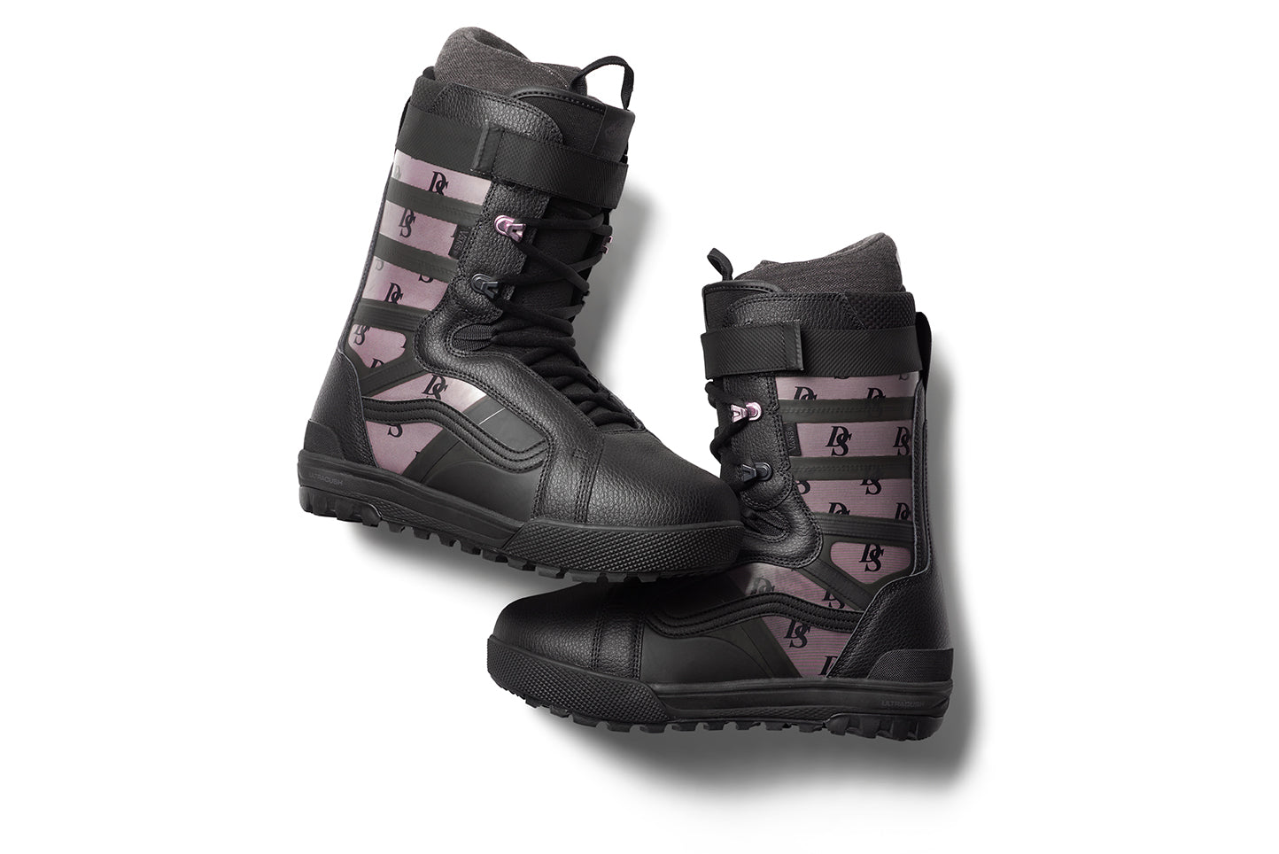 Vans Hi-Standard Pro Snowboard Boots - Drink Sexy Black/Pink