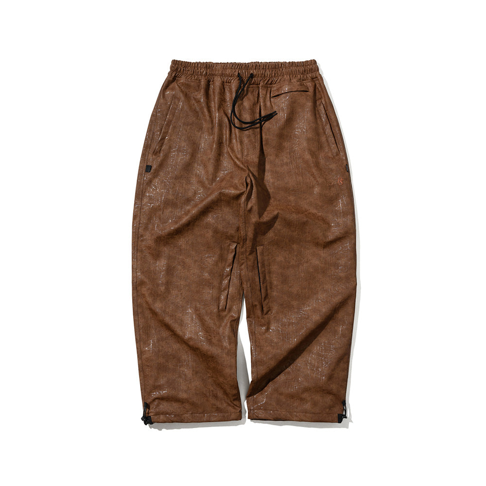 DS x BSRBT Leather Snow Pant Brown