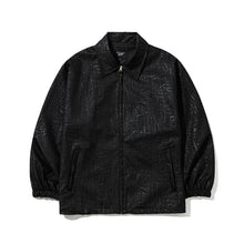 Charger l&#39;image dans la galerie, DS X BSRBTT Cracked Leather Snow Jacket Black