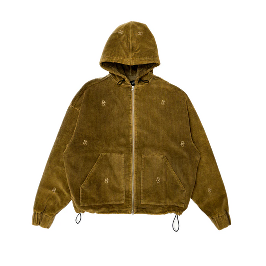 Light Brown Washed Out Corduroy Jacket
