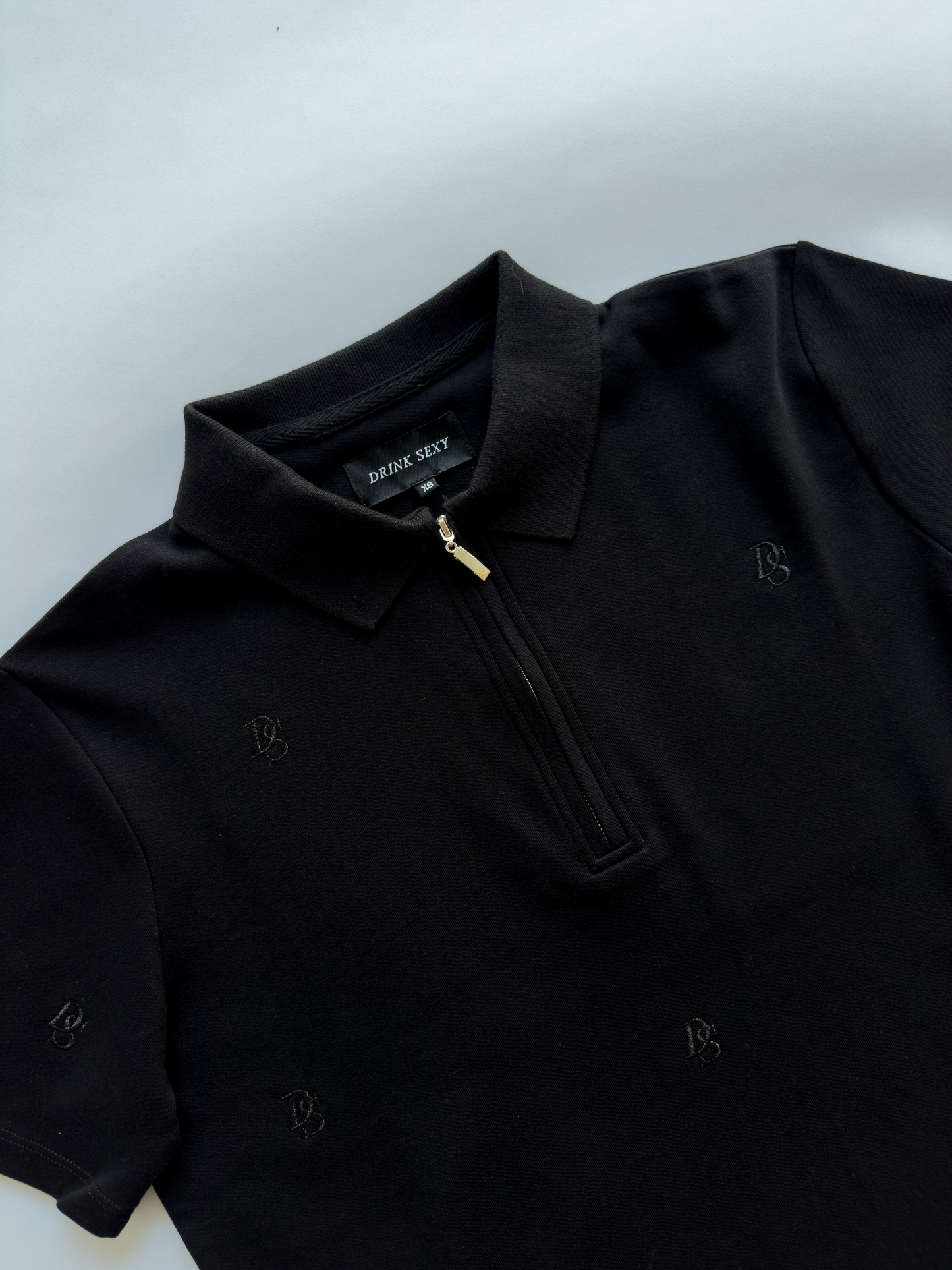 Black Polo ''Overall DS Embroideries''