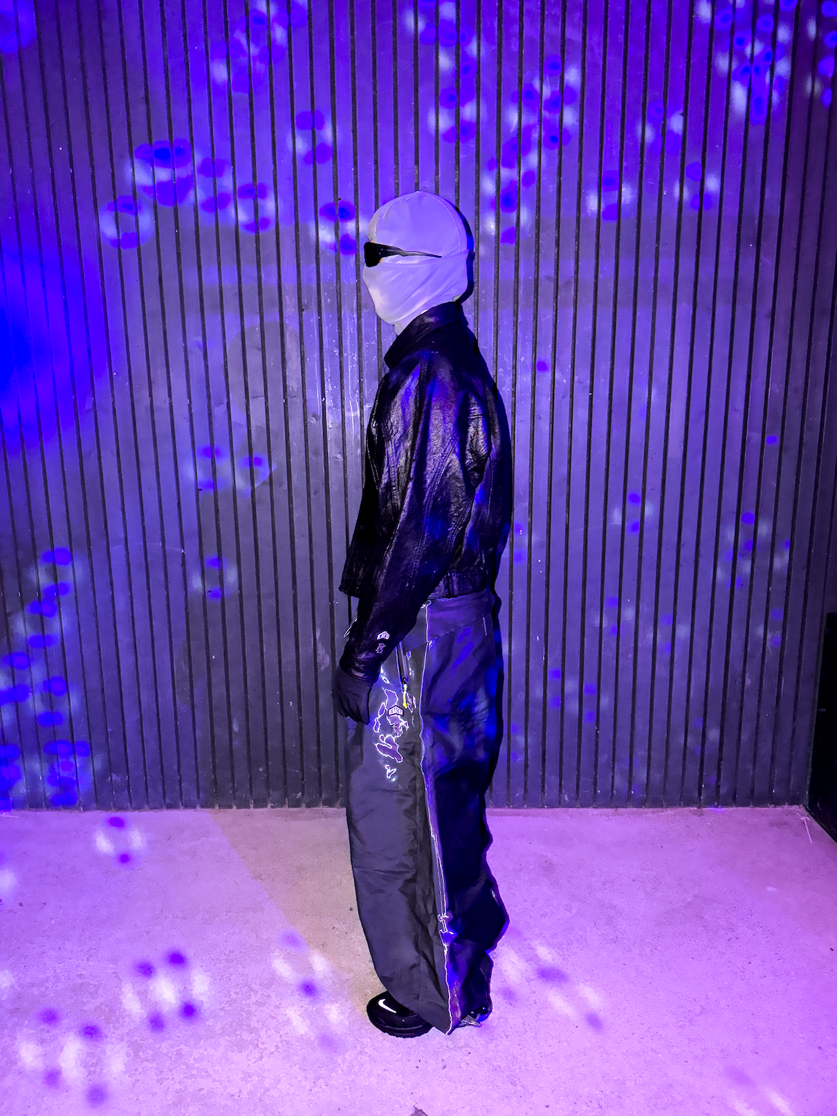 ThermoChromic Grey / White Ski Mask