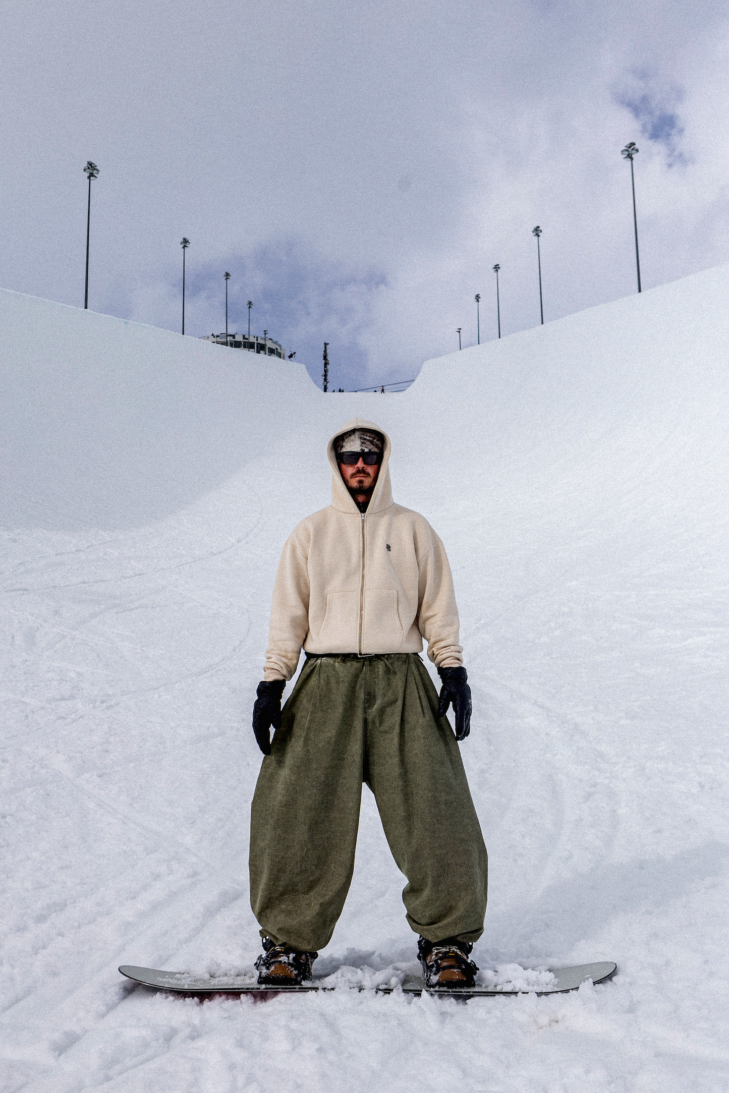 Creamy Heavyweight Zipper Hoodie