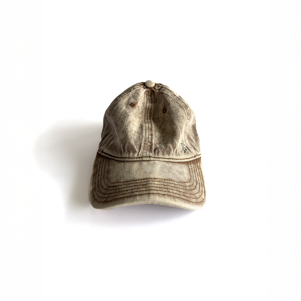 Washed ''Sand'' Jeans Cap