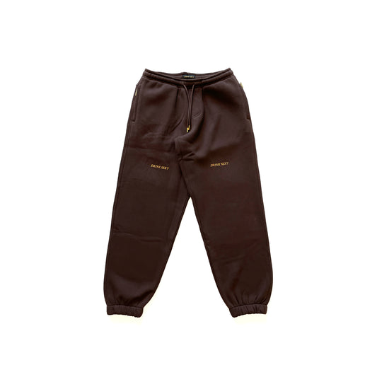 Brown Sweatpants ''Shiny Gold Diamond''