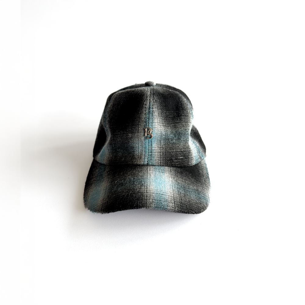 Checkered Cap ''Black & Blue''
