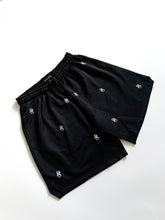 Charger l&#39;image dans la galerie, Black Shorts &#39;&#39;Overall DS embroideries&#39;&#39;