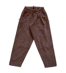 Brown Corduroy Pant ''DS Overall Embroideries''